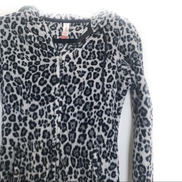 Leopard print hoodie jacket - Picture 3 of 5